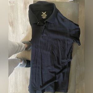 Black Men’s Collard Shirt